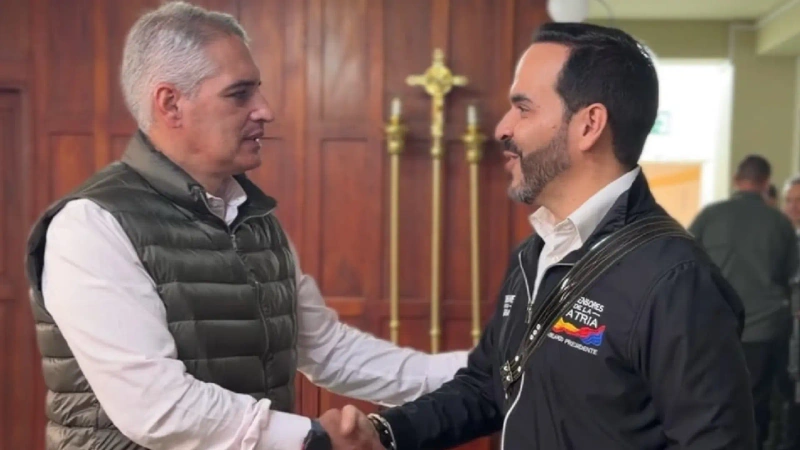 El gobernador Andrés Julián Rendón Cardona le propuso a Abelardo de la Espriella una estrategia de seguridad rural. Foto: Archivo