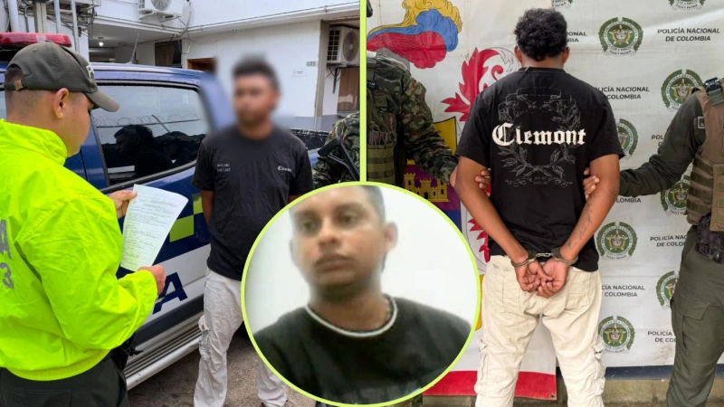Alias ‘Pablo’ sería cabecilla urbano de la subestructura Uldar Cardona Rueda en los municipios de El Bagre y Zaragoza. Fotos: cortesía Policía Antioquia y Fiscalía General de la Nación