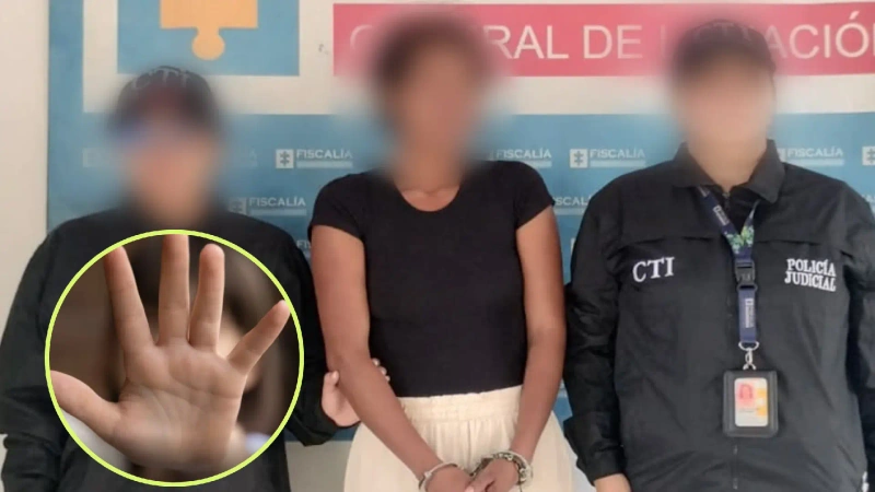 La mujer de 28 años fue capturada el pasado 27 de junio por agentes del CTI por los delitos de tortura y homicidio agravado. Foto: Cortesía