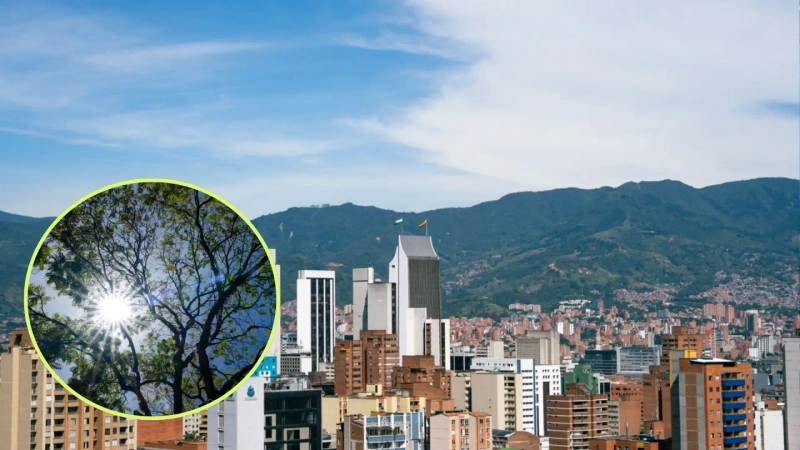 Según las autoridades ambientales, durante las próximas semanas podrían persistir las altas temperaturas. Fotos: cortesía Área Metropolitana del Valle de Aburrá