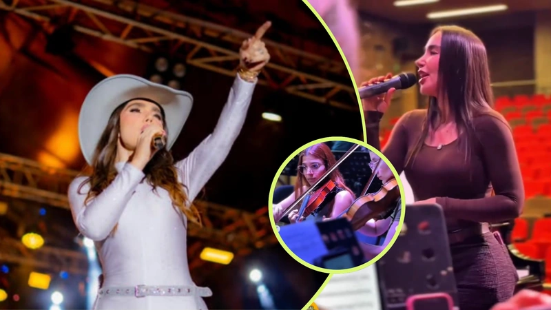 Paola Jara cantará el Himno Antioqueño este 20 de julio desde el Túnel del Toyo. Fotos: @paolajarapj