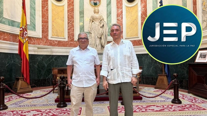 Como parte de las condiciones fijadas por la JEP, Londoño deberá regresar y comparecer el 14 de julio en Colombia. Foto: tomada de X @TimoComunes
