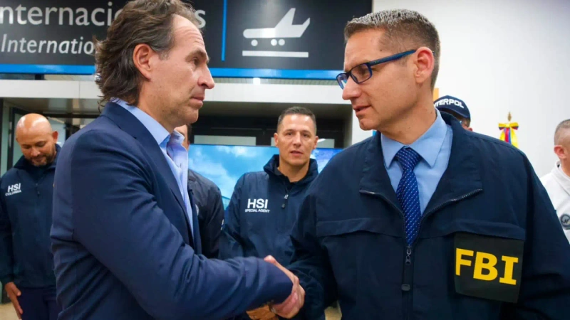 EE. UU. y Colombia unen capacidades con FBI, HSI, US Marshals, Interpol y Migración Colombia. Foto: cortesía Alcaldía de Medellín