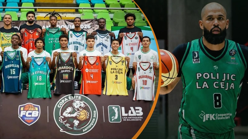 Ocho equipos están presentes en la temporada 2026 del certamen. Tomado de @copaelitebaloncesto.