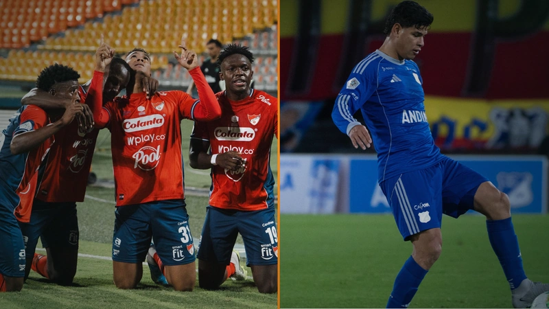 Deportivo Independiente Medellín vs Millonarios estaba programado en el Atanasio Girardot para el lunes 10 de agosto las 6:00 p.m. Se jugaría el martes en el mismo horario. Tomado de @DIM_Oficial y @MillosFCoficial.