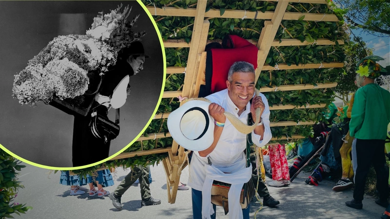 Cada silleta representa el trabajo, la tradición y el legado de las familias silleteras de Antioquia