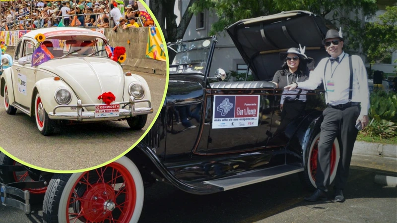 El Desfile de Autos Clásicos reunirá cerca de 390 vehículos que recorrerán Medellín el 7 de agosto.