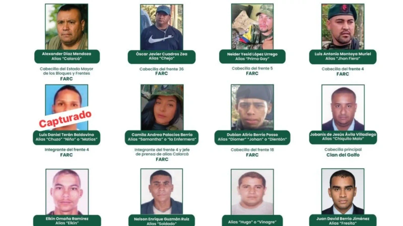 Por información que permitiera la ubicación y captura de alias 'Chuzo', las autoridades ofrecían una recompensa de $200 millones. Foto: cortesía Gobernación de Antioquia