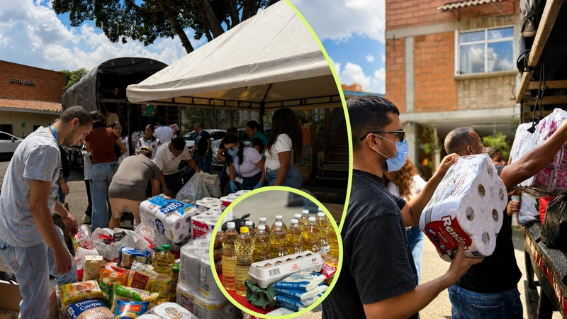 Estos son los lugares en los que puede donar en Medellín. Fotos: Cortesía Alcaldía de Medellín.