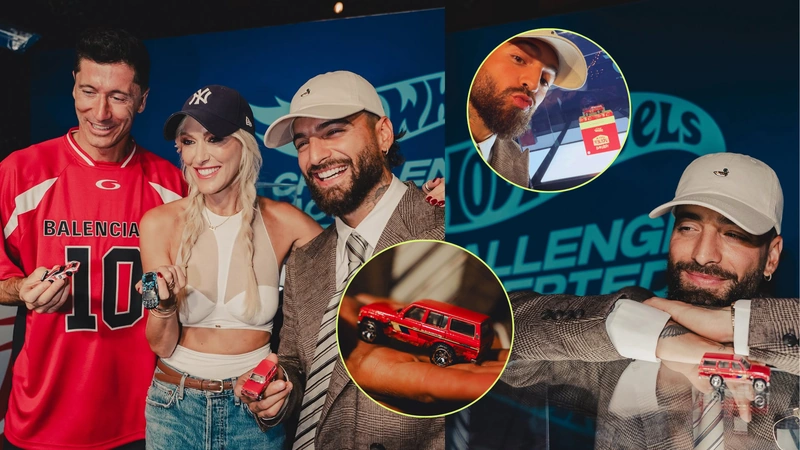 Conoce toda la colaboración de Hot Wheels con Maluma. Fotos: IG/@maluma.