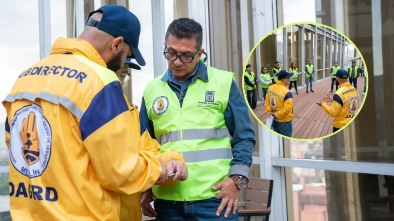 El alcalde aseguró que los profesionales estarán inicialmente apoyando las ciudades de Pereira y Manizales. Fotos: cortesía Alcaldía de Medellín.
