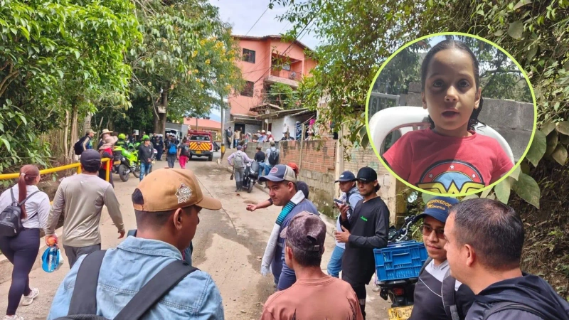 Los grupos concentran sus esfuerzos para encontrar a Michelle Dayana en el sector Cristo Rey, lugar donde fue vista por última vez. Fotos: cortesía