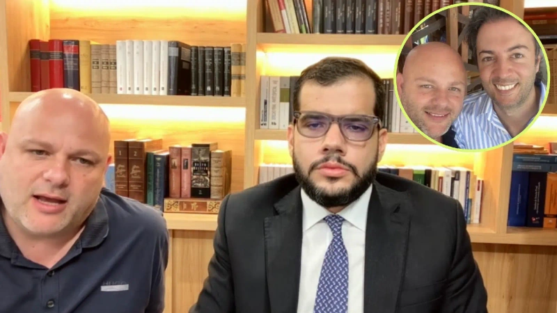 Miguel Quintero, hermano del exalcalde Daniel Quintero, es investigado por presunta corrupción en el Área Metropolitana del Valle de Aburrá. Fotos: captura de video y tomada de redes sociales