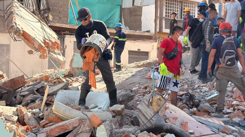 Tras un terremoto de gran magnitud, las réplicas forman parte de un proceso normal de liberación de energía. Foto: Teleantioquia