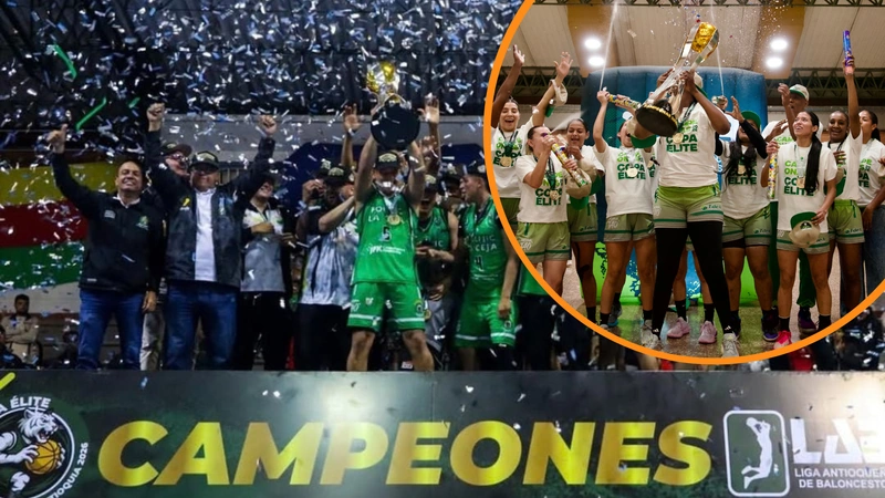 Los equipos universitarios se quedaron con el título. Fotos | Copa Élite Antioquia de Baloncesto.