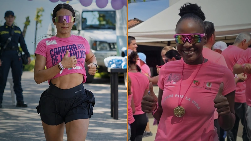 La inscripción al evento es gratuita. Cortesía organización de la Carrera Rosa.
