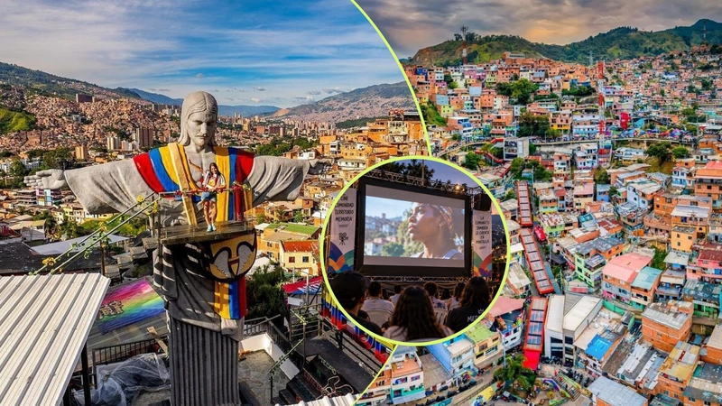 El Carnaval de la 13 cumple 20 ediciones como espacio de arte, memoria y encuentro comunitario. Fotos: Viator @juan__madrid_drone