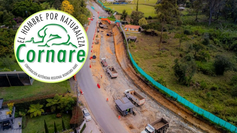 Rendón Cardona pidió celeridad a Cornare para que las exigencias ambientales no frenen las obras. Foto: cortesía