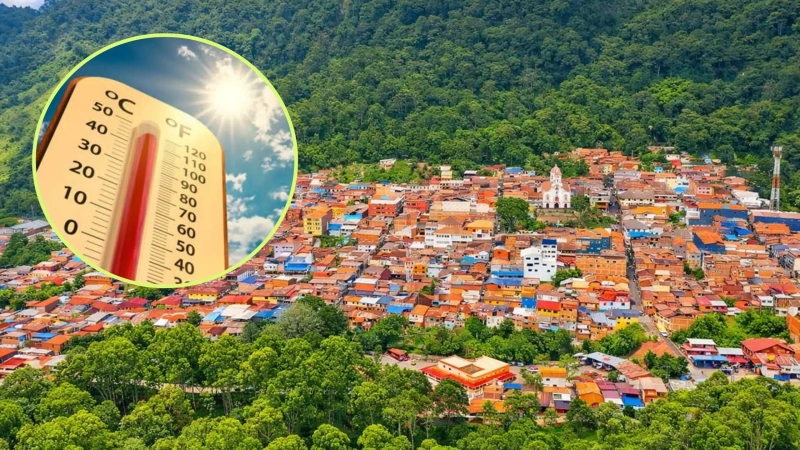 El registro del municipio antioqueño superó incluso a Valledupar, que marcó 39 °C, y a Villavieja y Uribia, con 38,6 °C y 38,4 °C. Foto: cortesía.