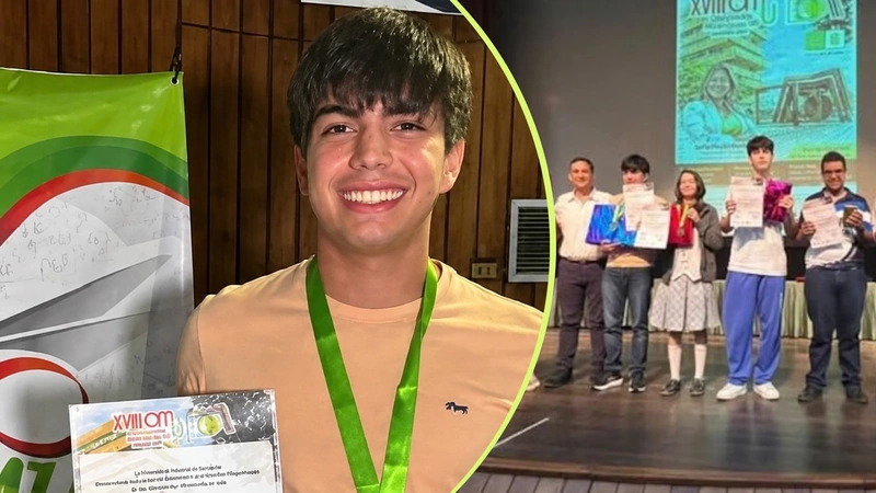 Matías Luengas logró el puntaje perfecto de 500/500 en las pruebas Saber 11 del Icfes. Fotos: Crédito @UIS/icfes