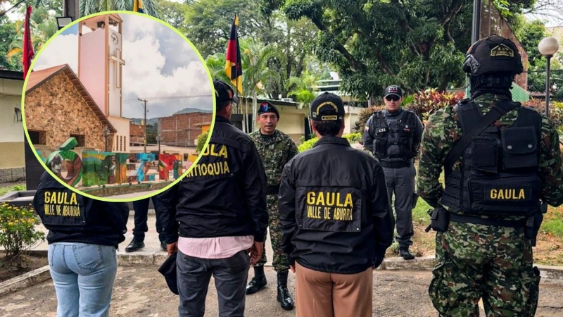 Rescatan a cuatro personas que estaban secuestradas en zona rural de Gómez Plata, Norte de Antioquia. Foto: cortesía.