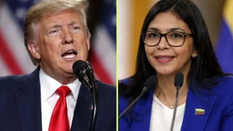 Donald Trump y Delcy Rodríguez se reunirán durante la Asamblea de la ONU. Fotos: tomadas de redes sociales