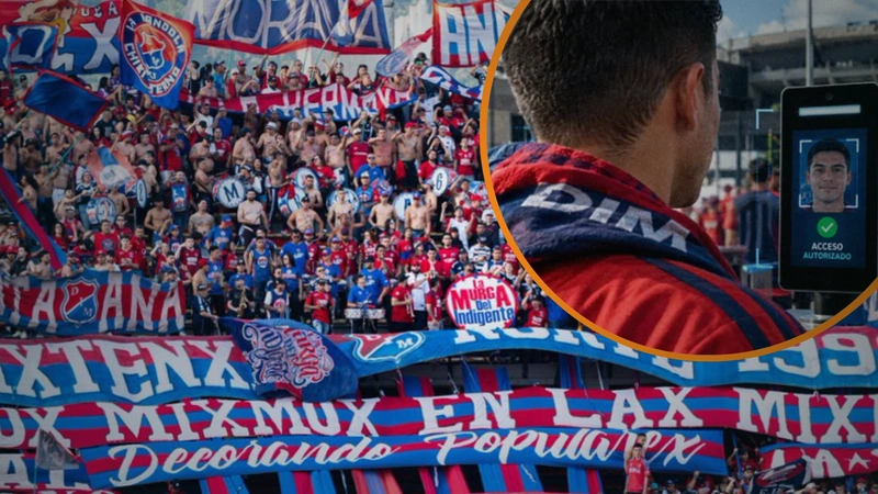 El DIM tomó como referencia el modelo de identificación facial que se utiliza en el fútbol brasileño. Tomado de Rexixtenxia Norte y DIM Oficial.