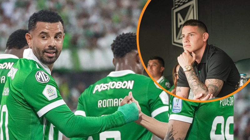 James Rodríguez tuvo su primera aparición en el Atanasio Girardot como jugador de Atlético Nacional. Fotos | @nacionaloficial.