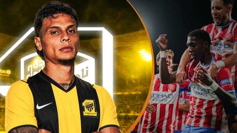 Yáser Asprilla también despierta el interés de Al-Ittihad. Tomado de Fabrizio Romano y Girona.