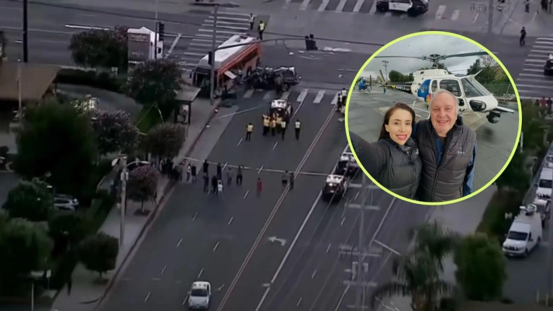 El siniestro dejó tres personas muertas, entre ellas una periodista y el piloto de la aeronave. Fotos: cortesía