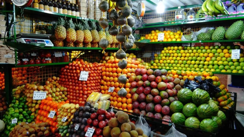 La sequía, asociada al fenómeno de El Niño, genera preocupación por un posible aumento de precios en algunos alimentos en las próximas semanas. Foto: cortesía Plaza Minorista