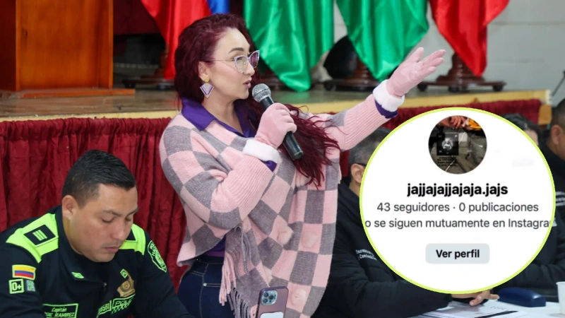 La alcaldesa de Bello, Lorena González, denunció una amenaza de muerte recibida a través de una cuenta oficial de la Alcaldía. Foto: cortesía