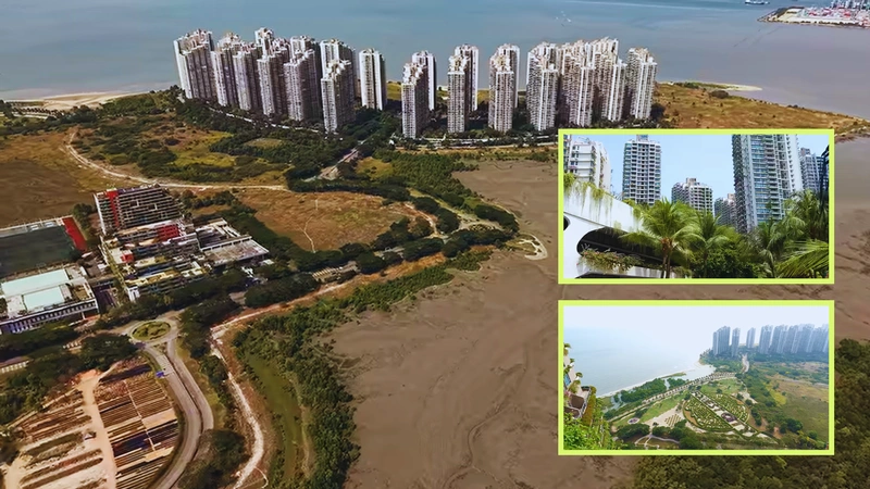 Conozca el fracaso de esta megaciudad que queda cerca a Singapur. Capturas de pantalla del canal de YouTube Araya Vlogs.