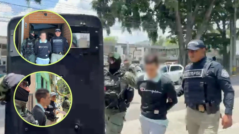 El presunto cabecilla era requerido formalmente por las autoridades judiciales de la República Bolivariana de Venezuela. Fotos: cortesía Policía Nacional.