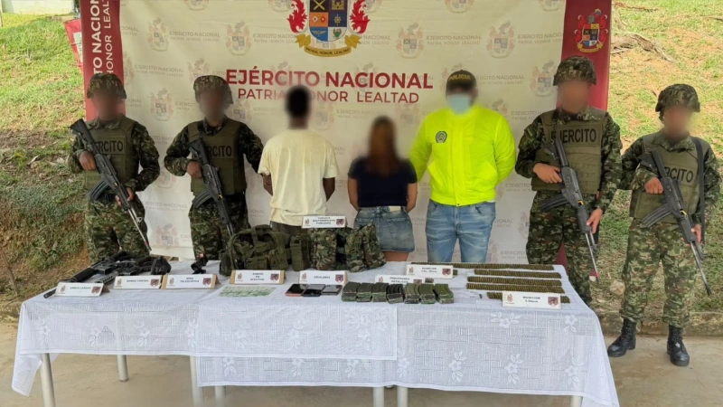 Según información de inteligencia militar, alias 'Isaías' tendría una trayectoria de 16 años dentro del Clan del Golfo. Foto: cortesía Ejército
