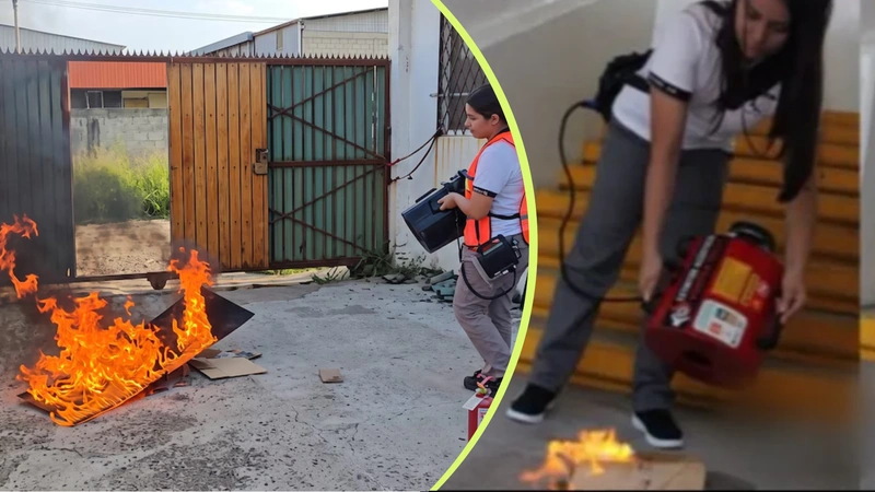 Conoce el proyecto de apagar incendios con sonido. Fotos: Infobae.