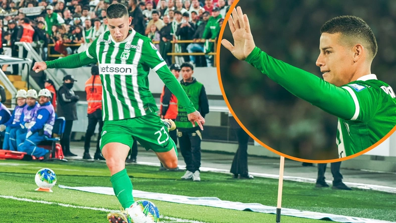 Lucas González reconoció el legado de James en el fútbol colombiano. Tomado de Atlético Nacional.