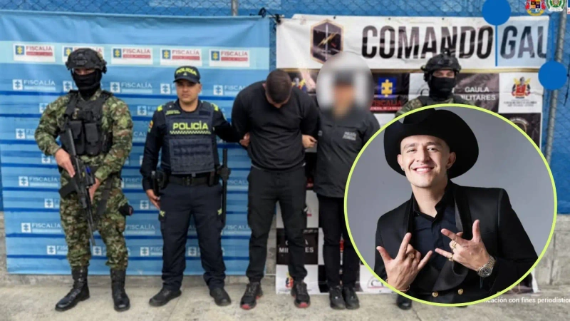 El expolicía fue imputado por el delito de desplazamiento forzado agravado. Fotos: cortesía Fiscalía y redes sociales de Luis Alfonso.