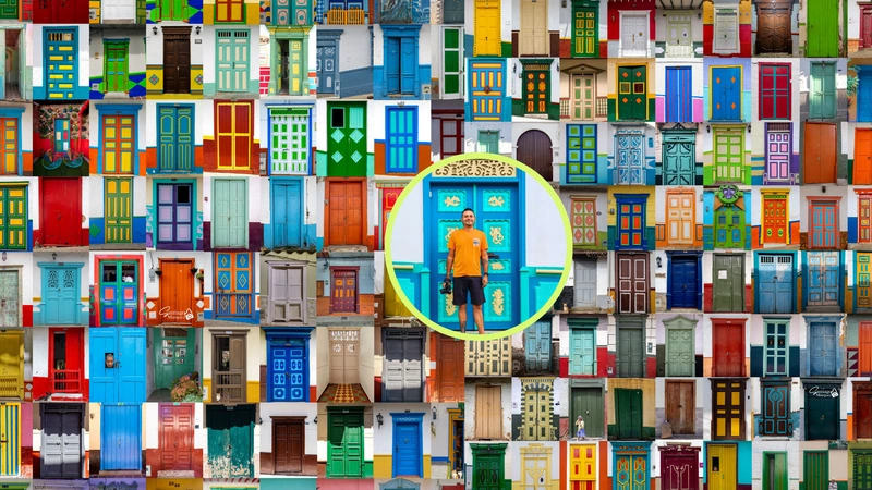 Fotos: cortesía Estas 243 puertas retratadas por Santiago Márquez conservan detalles de la arquitectura y la memoria de los pueblos antioqueños.