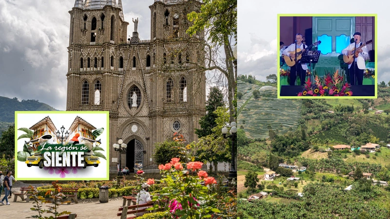 Jardín será escenario de La Región se Siente y Serenata. Fotos: Antioquia es Mágica y capturas de videos propios.
