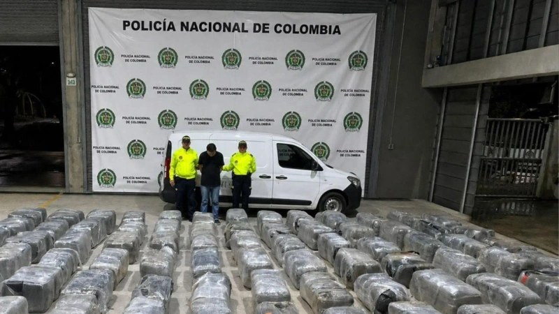 La investigación señala a Los Triana como los dueños del cargamento de marihuana. Foto: cortesía Alcaldía de Medellín