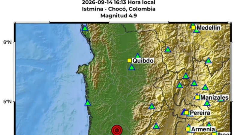 Los movimientos telúricos ocurrieron con pocos minutos de diferencia y generaron preocupación entre los habitantes de varias regiones del país. Foto: cortesía SGC
