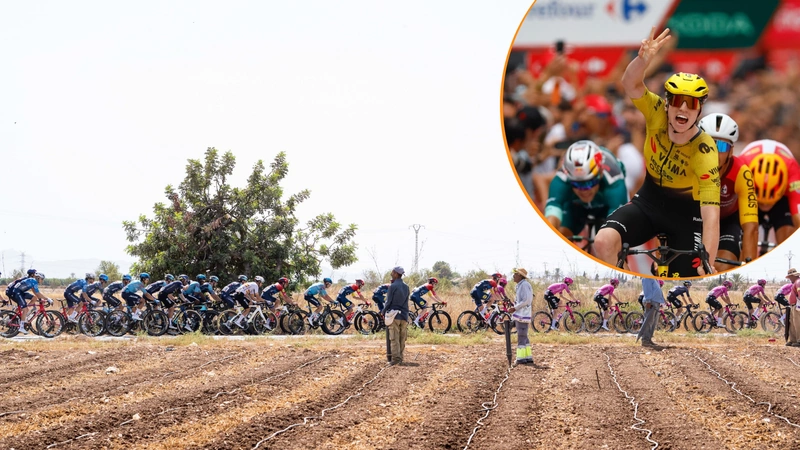 Con esta victoria, Matthew Brennan llega a tres en esta edición de la Vuelta, igualando a Tadej Pogacar, además se convierte en el primer debutante en ganar tres etapas en una Gran Vuelta, dsde 2019, cuando lo hizo Pogacar en la Vuelta. Fotos: @lavuelta - @vismaleaseabike