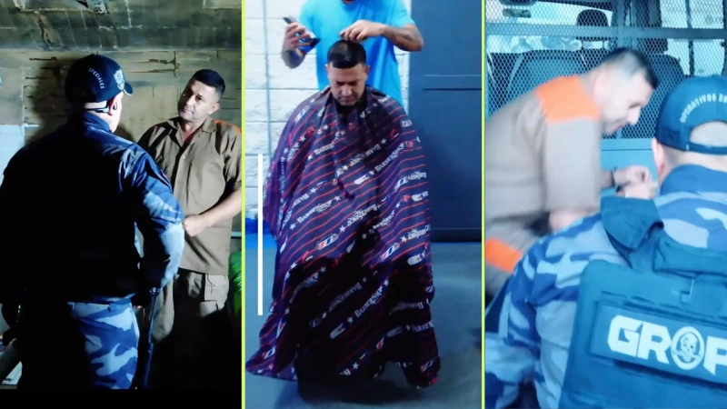 El traslado se dio después de que se conociera una presunta videollamada entre alias ‘Firu’ y alias ‘Primo Gay’. Foto: capturas de video