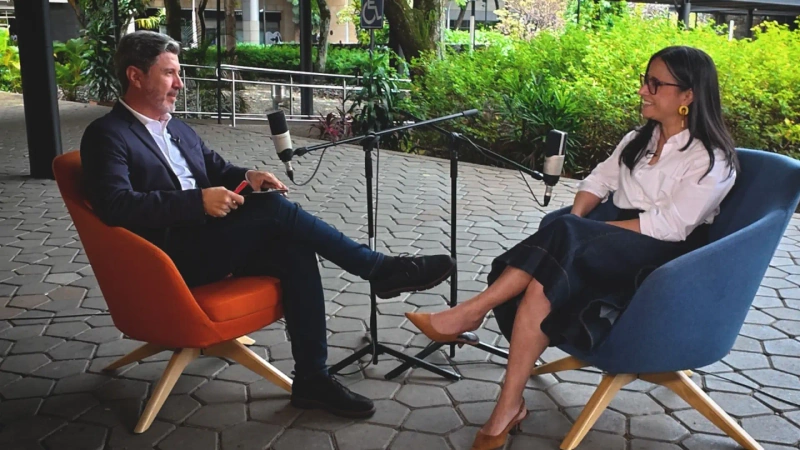 Conversaciones con el Director, espacio del Sistema Informativo de Teleantioquia, se transmite por el canal de los antioqueños y a través de sus redes sociales. Foto: Teleantioquia