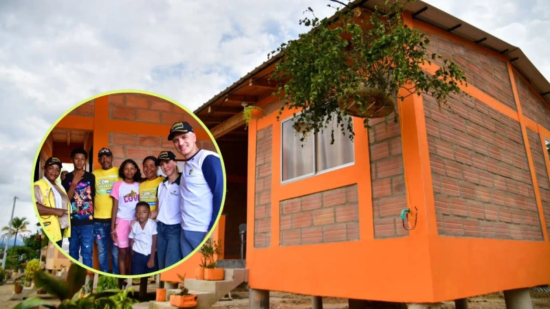 En este municipio del Urabá antioqueño, la Gobernación invierte más de 15 mil millones de pesos en 391 soluciones de vivienda. Fotos: cortesía Gobernación de Antioquia