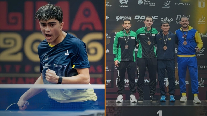 Emanuel Otálvaro superó al número 24 del mundo en octavos de final. Tomado de Ministerio del Deporte.