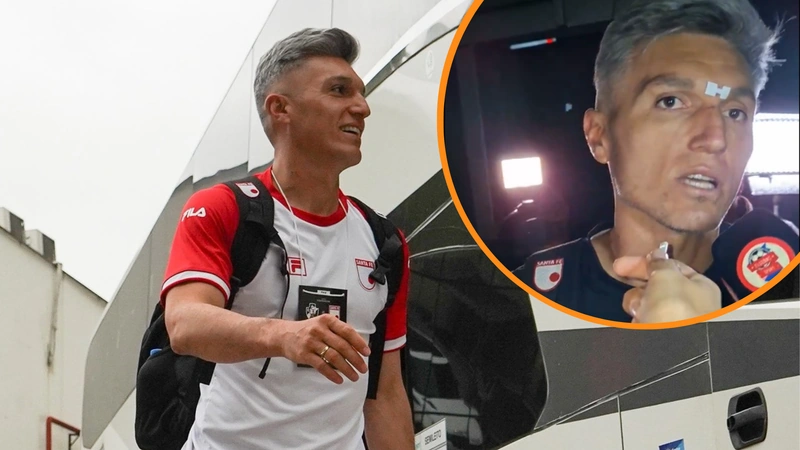 Daniel Torres tuvo dos ciclos en el Deportivo Independiente Medellín. Tomado de @SantaFe.