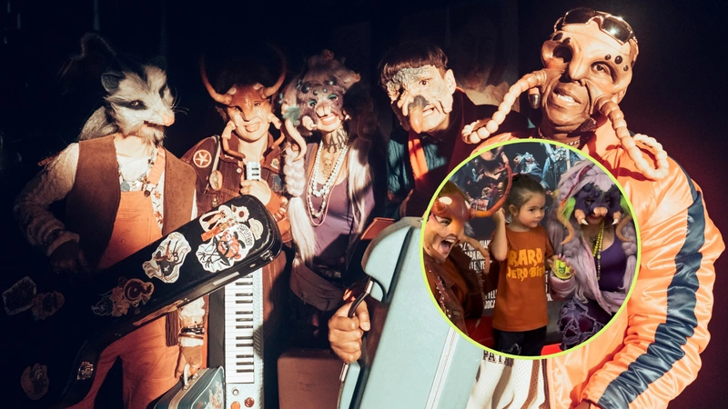 Los personajes de ‘La Sinfonía de los Bichos Raros’ celebrarán Halloween con una función especial para disfrutar en familia este 31 de octubre en Envigado. Cortesía: Puerto Candelaria