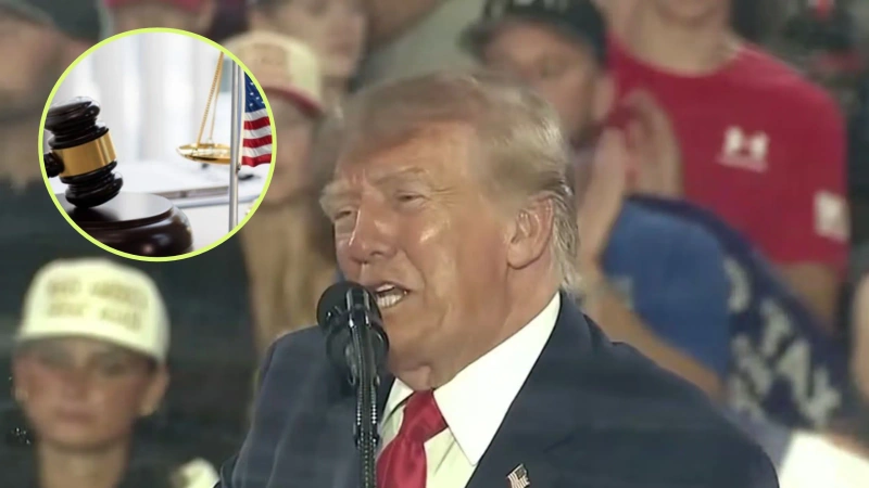 Trump insiste en que ganó las elecciones de 2020, en las que fue derrotado por el demócrata Joe Biden, y aseguró que tendría derecho a presentarse nuevamente. Foto: captura de video